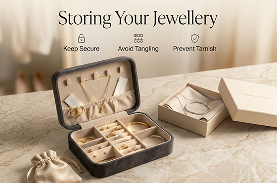 Storing jewellery tips